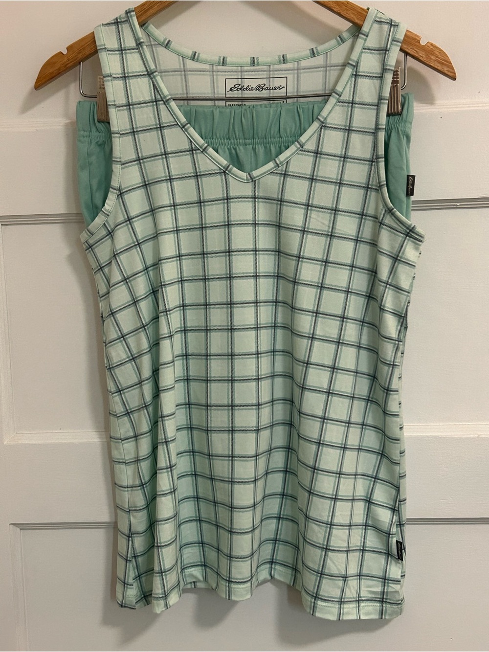 Eddie Bauer Light Mint Sleepwear Tank